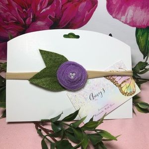 flower shaped baby head accessories